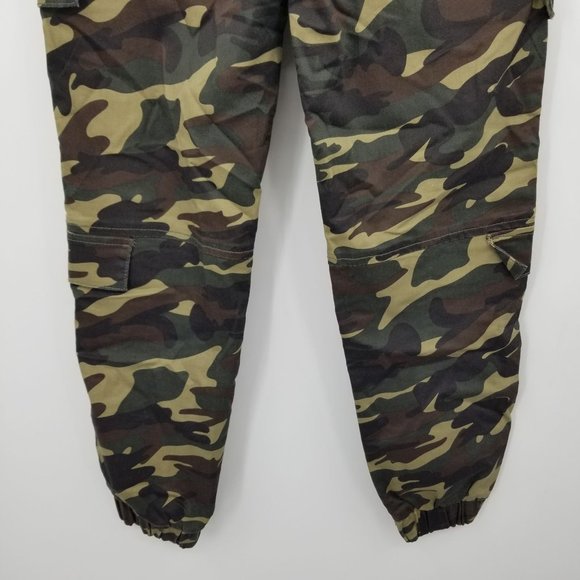 NWT VIP Jeans High Rise Baggy Fit Camouflage Joggers Size 1/2 - Picture 13 of 14
